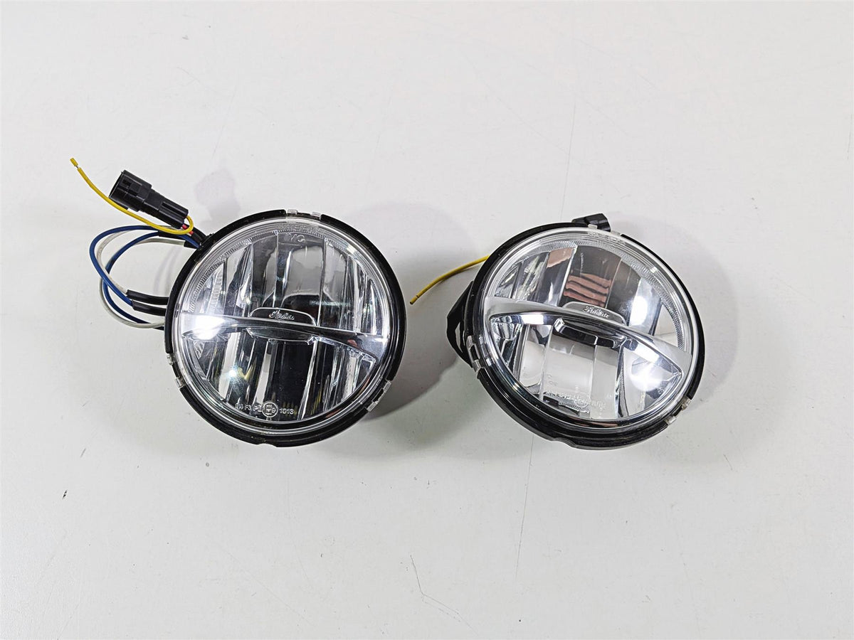 2015 Indian Chieftain Front Fog Spot Passing Light Lamp + Knob Set -Read 2412962-Mototech271