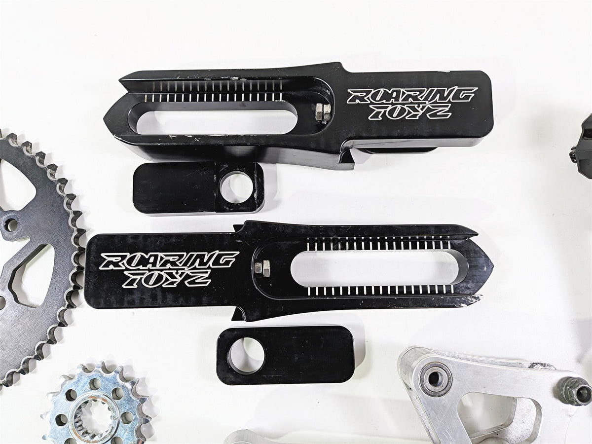 2008 Yamaha YZF R1 RN19 Roaring Toyz Swingarm Extension Set Chain Kickstand {{ shop.shopifyCountryName }} - Mototech271