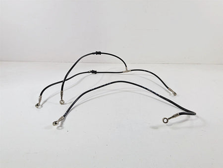 2009 Ducati Hypermotard 1100 S Front Rear Brake Line Hose Set-Mototech271