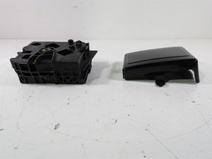 2015 Harley FXDL Dyna Low Rider Battery Tray & Black Cover 70379-06B