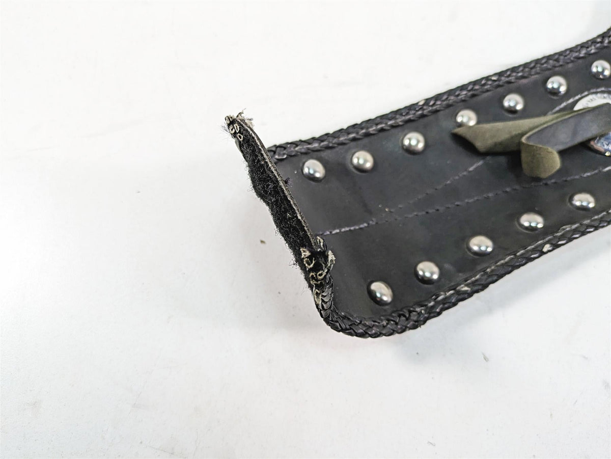 2000 Harley Dyna FXDL Low Rider Studded Leather Tank Cover Pad {{ shop.shopifyCountryName }} - Mototech271