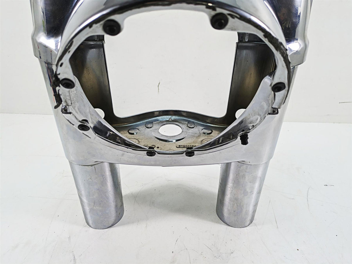 2012 Harley FLD Dyna Switchback Chrome Headlight Head Light Nacelle Set 61400078 {{ shop.shopifyCountryName }} - Mototech271