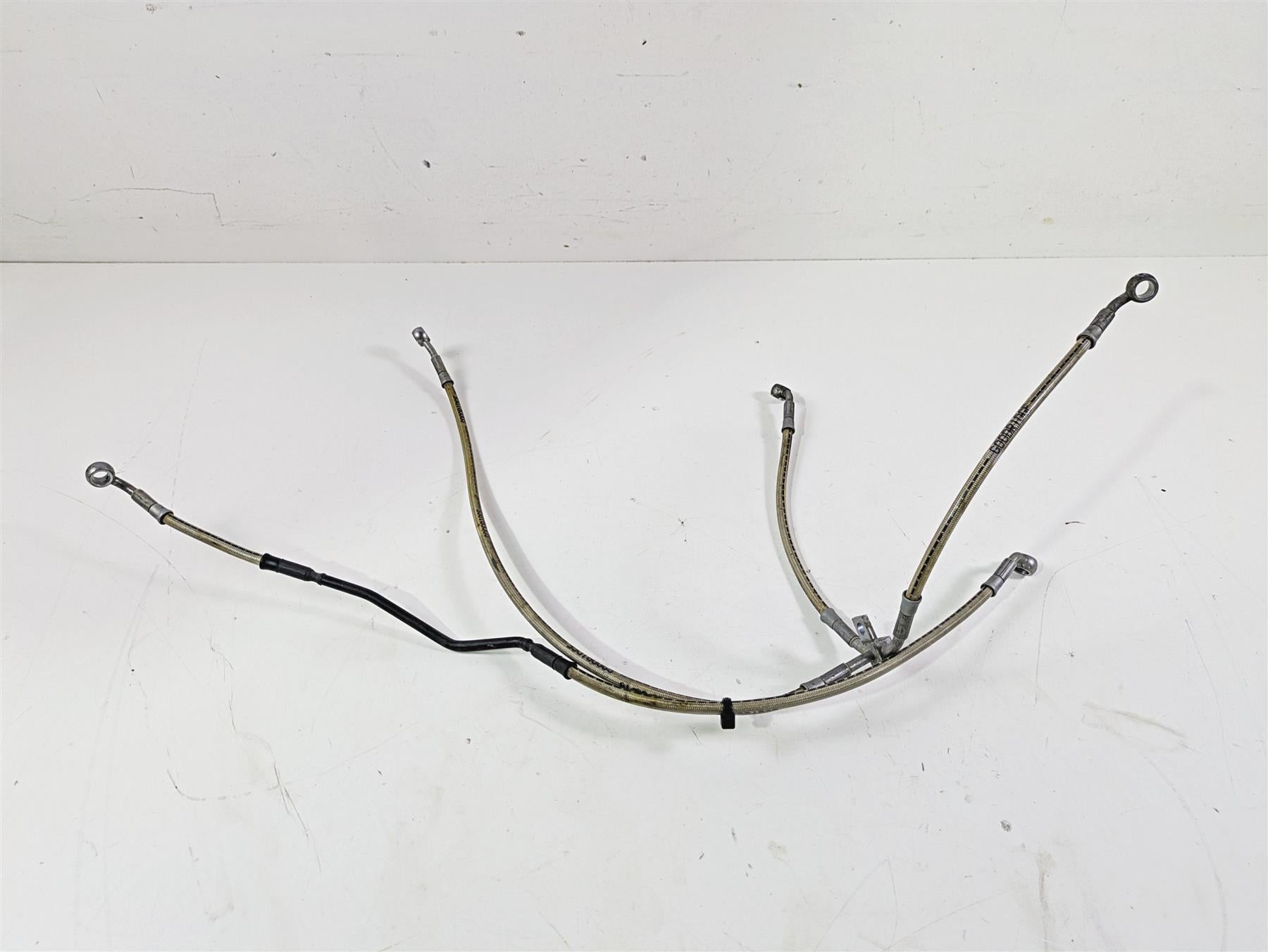 2015 BMW R1200 GS Adv K51 Front Abs Brake Line Set 34328526553 34328526552