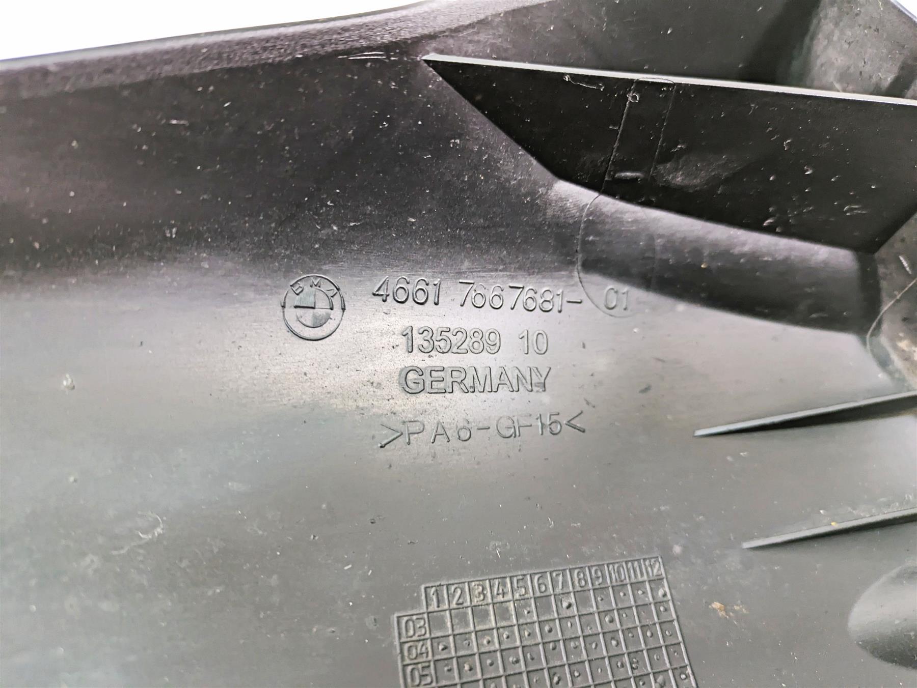 2007 BMW R1200GS K255 Adv Front Lower Fender Guard 46617667681 {{ shop.shopifyCountryName }} - Mototech271