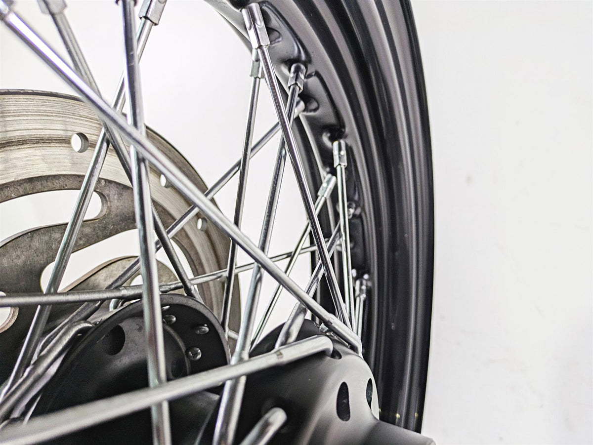 2014 Harley FLS Softail Slim Straight 16x3 Front Wheel Rim & Rotor 55107-12 {{ shop.shopifyCountryName }} - Mototech271