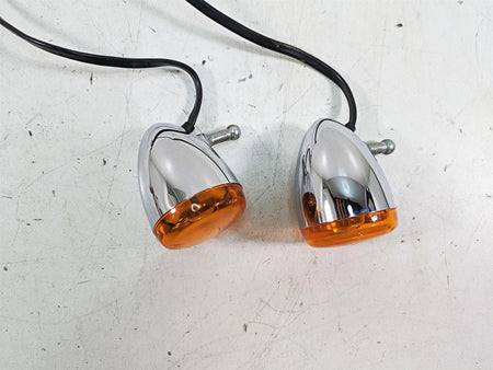 2007 Harley Sportster XL1200 C Front Turn Signal Blinker Set 68972-00 {{ shop.shopifyCountryName }} - Mototech271