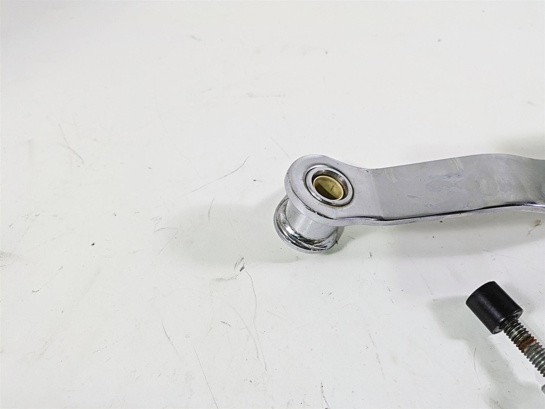 2003 Harley Softail FXSTDI Deuce 100th Brake Pedal & Footpeg Foot Peg Rest Set {{ shop.shopifyCountryName }} - Mototech271
