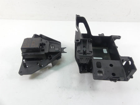 2012 Harley Touring FLHTP Electra Glide Battery Tray Electric Holders 66281-09B {{ shop.shopifyCountryName }} - Mototech271