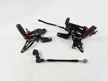 Load image into Gallery viewer, 2021 Kawasaki Z900 ZR900 Arashi Rearset Foot Peg Lever Set M528-B074-BLK | Mototech271
