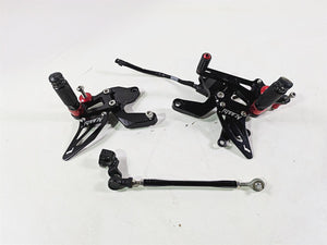 2021 Kawasaki Z900 ZR900 Arashi Rearset Foot Peg Lever Set M528-B074-BLK | Mototech271