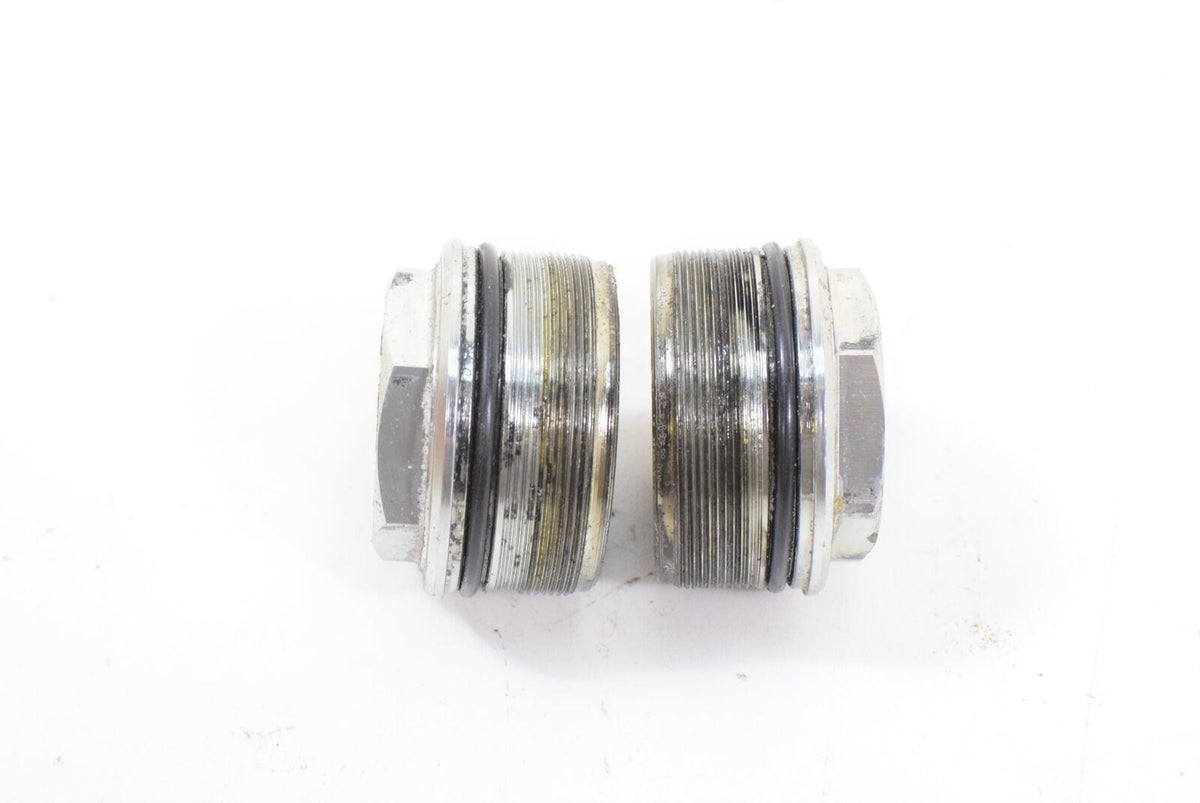 2010 Harley FXDFSE CVO Dyna Fat Bob Upper Fork End Cap Set 4920 {{ shop.shopifyCountryName }} - Mototech271