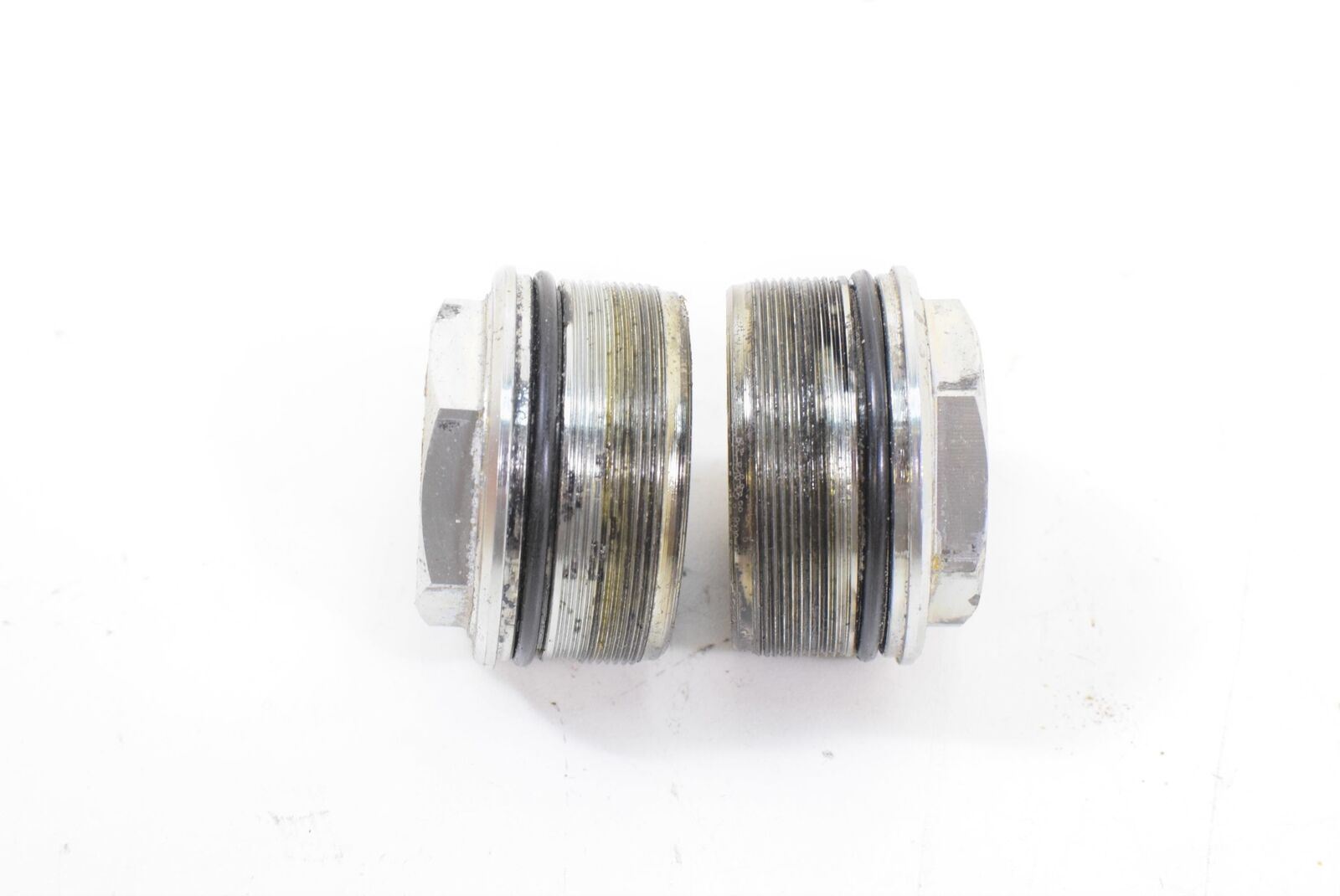 2010 Harley FXDFSE CVO Dyna Fat Bob Upper Fork End Cap Set 4920 {{ shop.shopifyCountryName }} - Mototech271