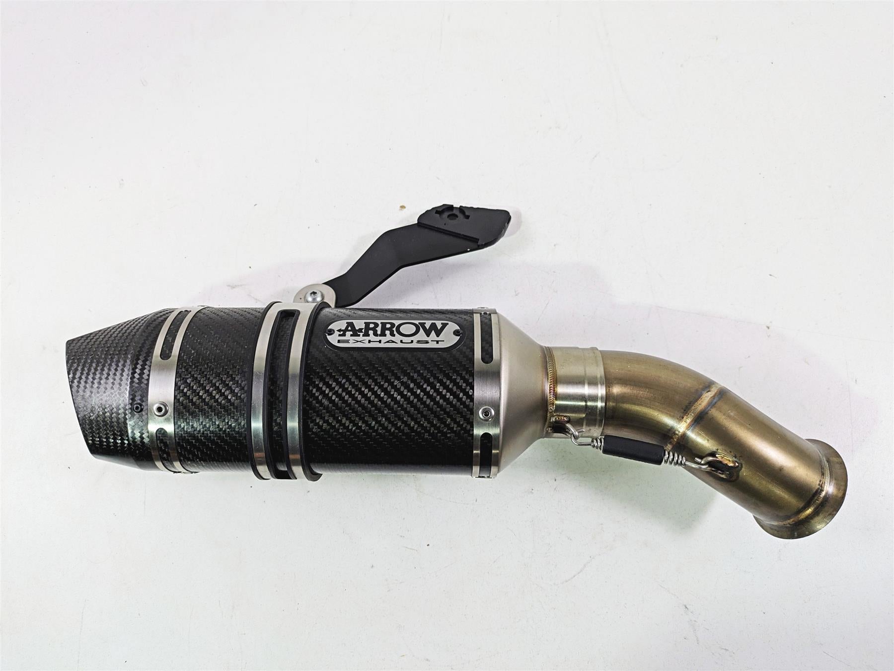 2013 Ducati Hypermotard 821 SP Arrow Exhaust Carbon Slip On Muffler 71806MK