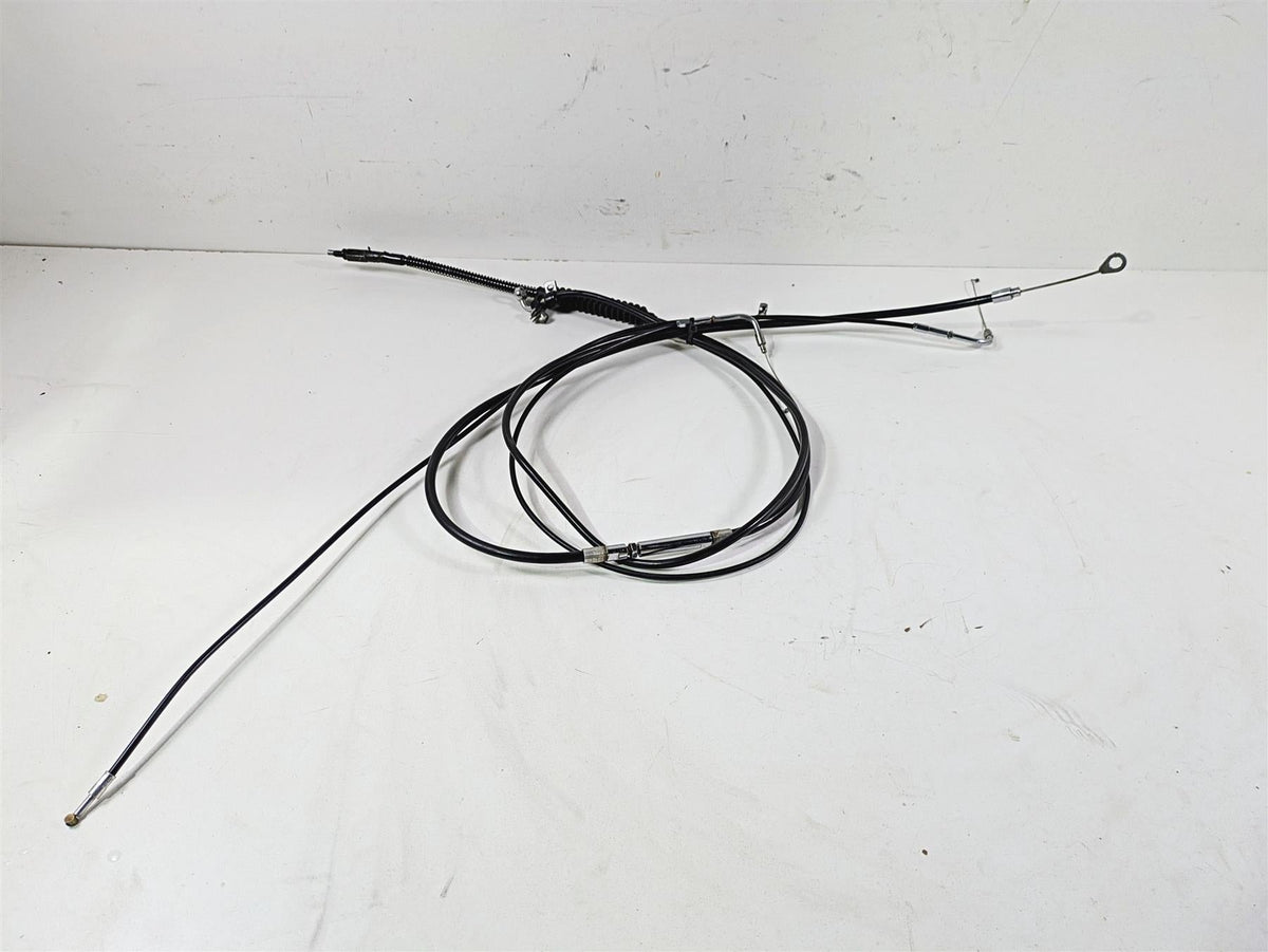 2014 Harley FLS Softail Slim 16" Apehanger Extended Throttle & Clutch Cables {{ shop.shopifyCountryName }} - Mototech271