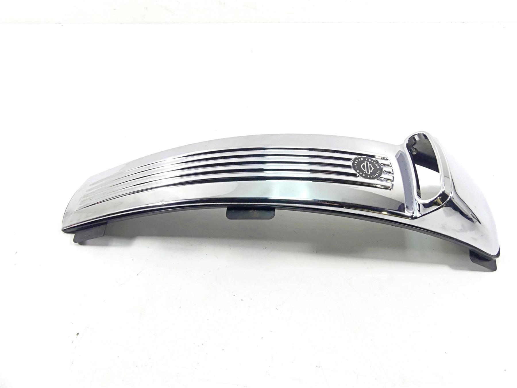 2005 Harley VRSCSE CVO V-Rod Upper Tank Cover Chrome Trim Brace 71321-05