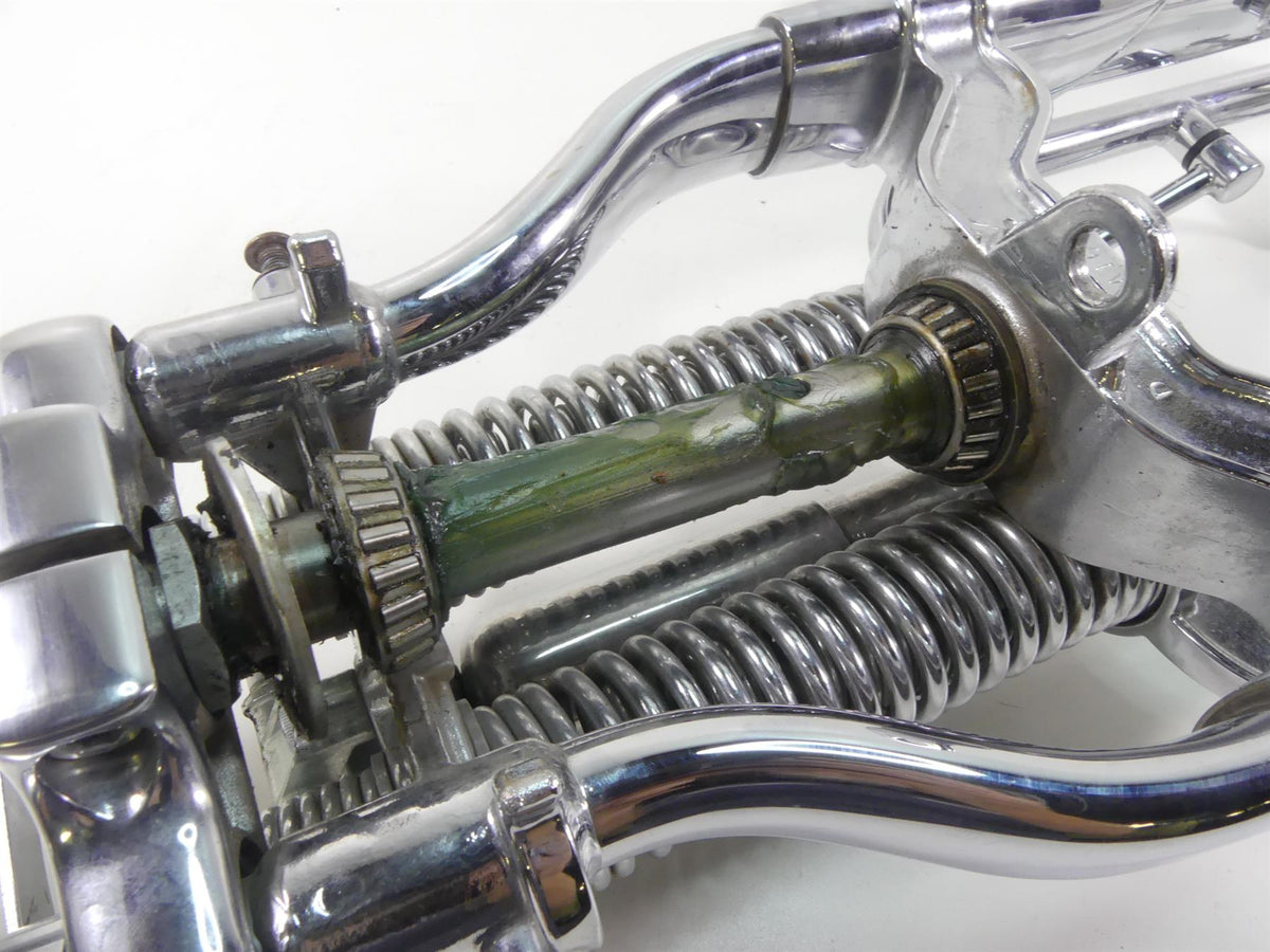 1993 Harley FXSTS Softail Springer Straight Front End Chrome Fork +Axle 45569-88 {{ shop.shopifyCountryName }} - Mototech271