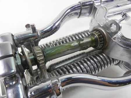 1993 Harley FXSTS Softail Springer Straight Front End Chrome Fork +Axle 45569-88 {{ shop.shopifyCountryName }} - Mototech271