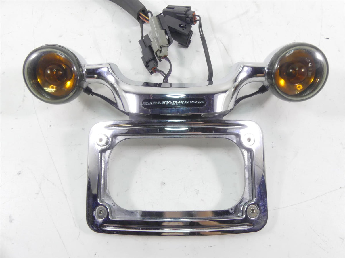 2007 Harley Touring FLHR SE CVO Road King Rear Blinker Bar Plate Holder 68629-05 {{ shop.shopifyCountryName }} - Mototech271