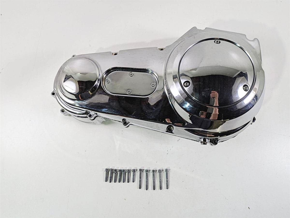 2008 Ultima Motorcycles Fat Bastard Inner Outer Chrome Primary Drive Cover Set {{ shop.shopifyCountryName }} - Mototech271