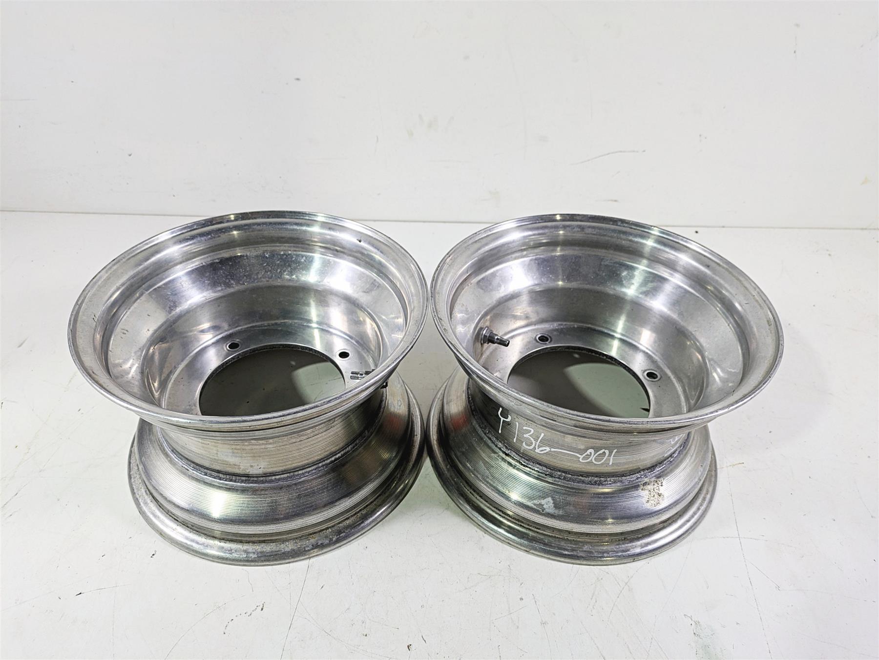 2001 Yamaha Banshee YFZ350 10x6 Douglas Alloy Alumium Front Wheel Rim Set {{ shop.shopifyCountryName }} - Mototech271