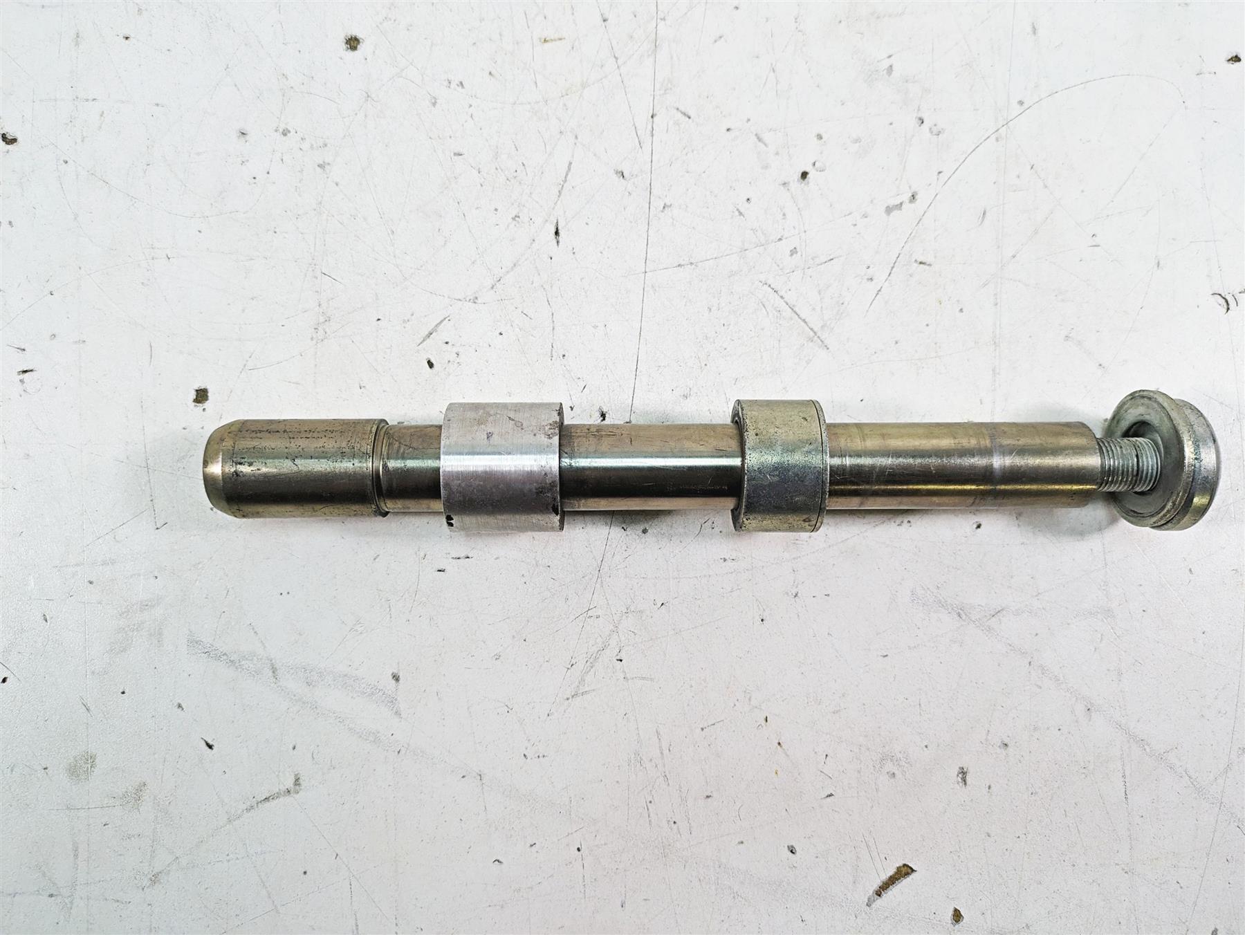 2009 Harley FXCWC Softail Rocker C Front Axle Wheel Spindle 25mm 41348-08 {{ shop.shopifyCountryName }} - Mototech271