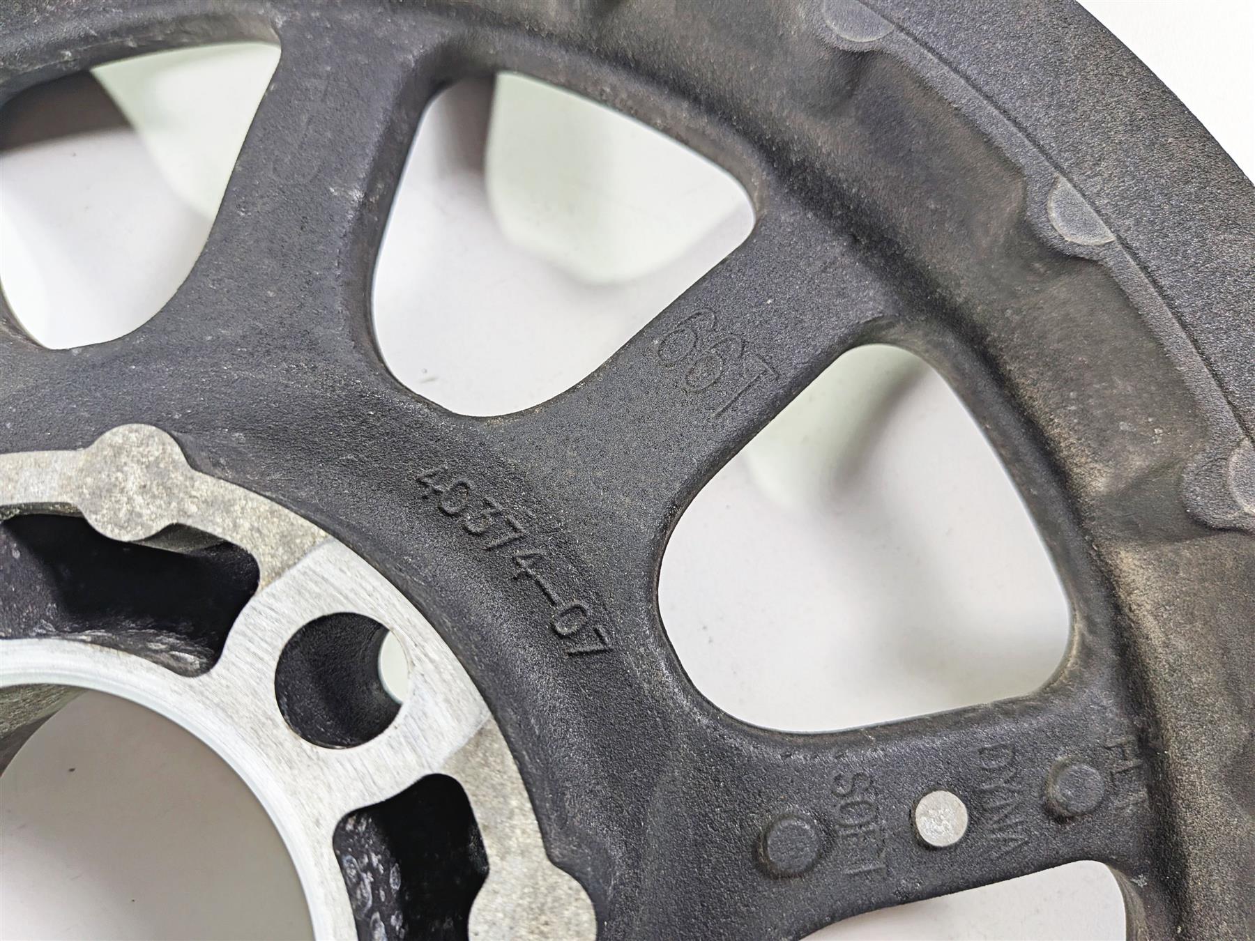 2014 Harley FXDL Dyna Low Rider Rear Drive Belt Sprocket Pulley 66T 1" 40374-07 {{ shop.shopifyCountryName }} - Mototech271