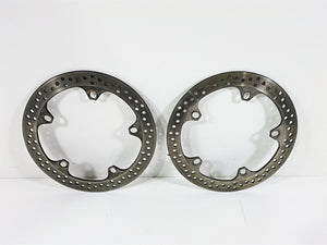2004 BMW R1150GS R21 Front Brake Disc Rotor Set L 34112314893 R 34112314894