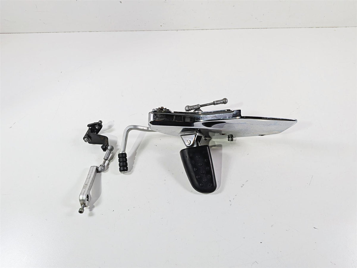 2002 BMW K1200LT 89V3 Left Chrome Footpeg Set & Shifter 46717682133 {{ shop.shopifyCountryName }} - Mototech271