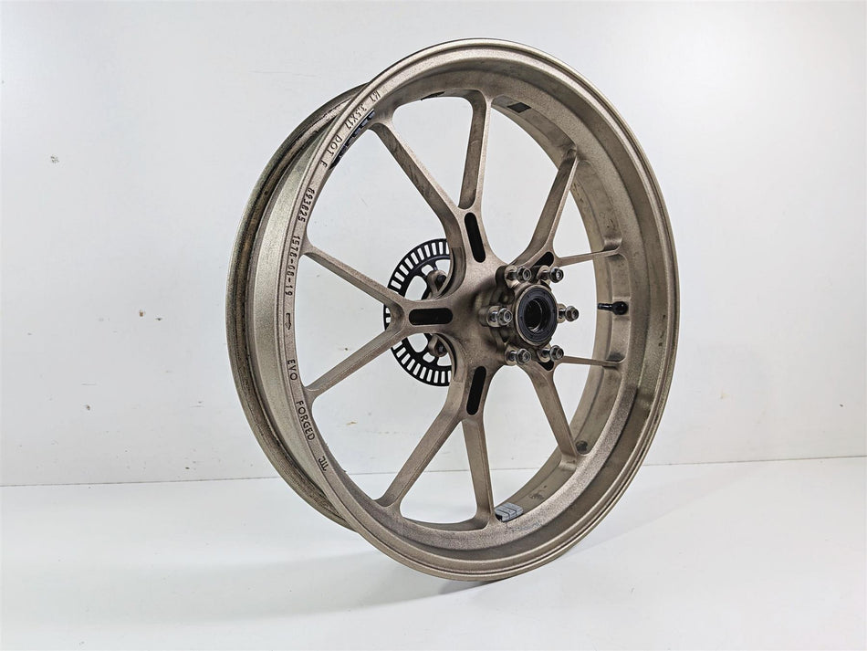 2018 Aprilia RSV4 RR Straight Evo Forged 17x3.5 Front Wheel Aluminum 2B0058766 {{ shop.shopifyCountryName }} - Mototech271
