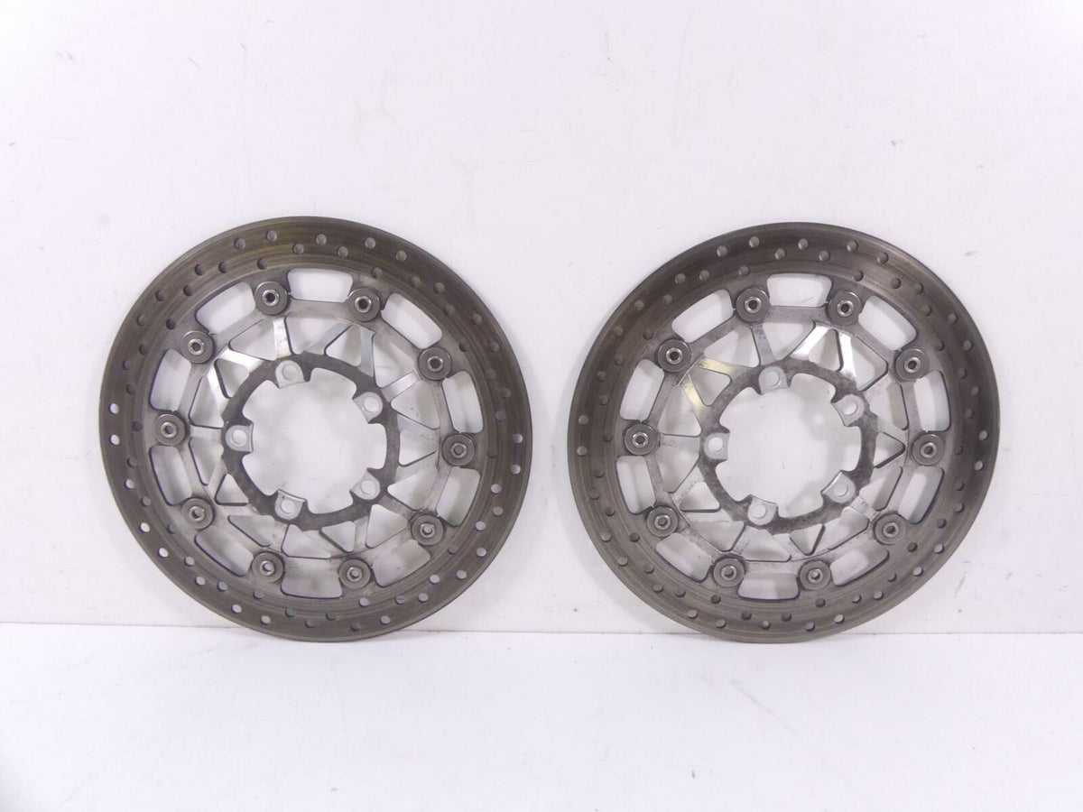 2009 Triumph Street Triple 675R Front Brake Disc Rotor Set T2021045 {{ shop.shopifyCountryName }} - Mototech271