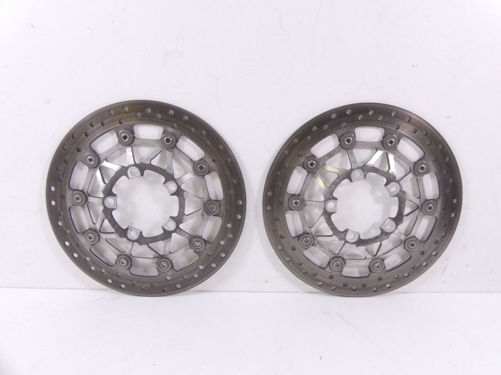 2009 Triumph Street Triple 675R Front Brake Disc Rotor Set T2021045 {{ shop.shopifyCountryName }} - Mototech271