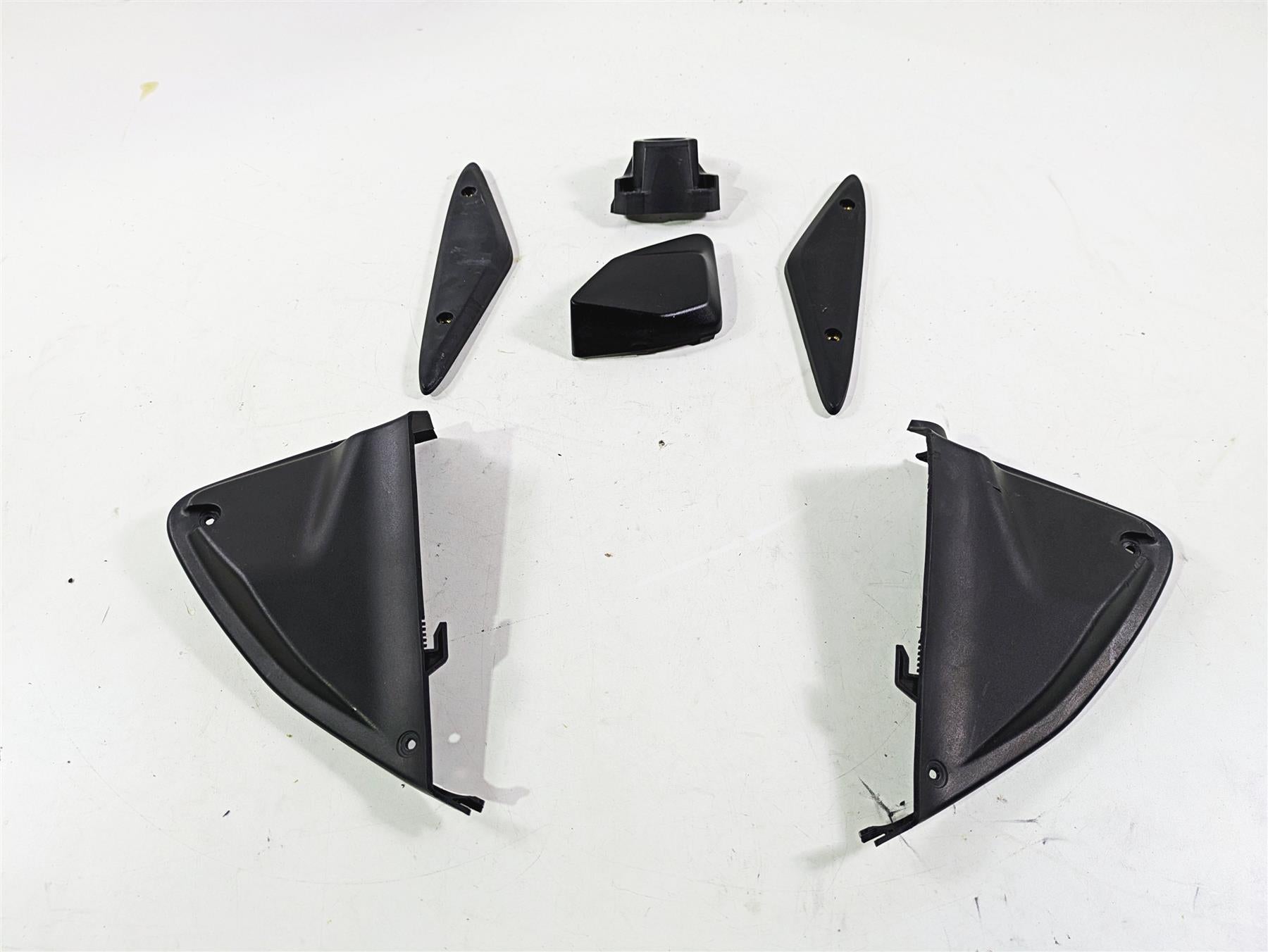 2013 Ducati Hyperstrada 821 Black Molded Infill Ignition Cover Fairing Set {{ shop.shopifyCountryName }} - Mototech271