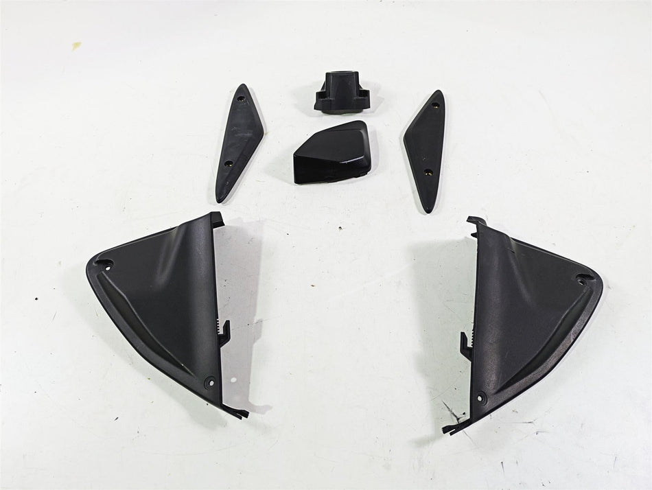 2013 Ducati Hyperstrada 821 Black Molded Infill Ignition Cover Fairing Set {{ shop.shopifyCountryName }} - Mototech271