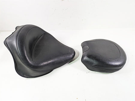 2014 Harley FLS Softail Slim Mustang Front Rear Wide Touring Seat Set 76752 {{ shop.shopifyCountryName }} - Mototech271