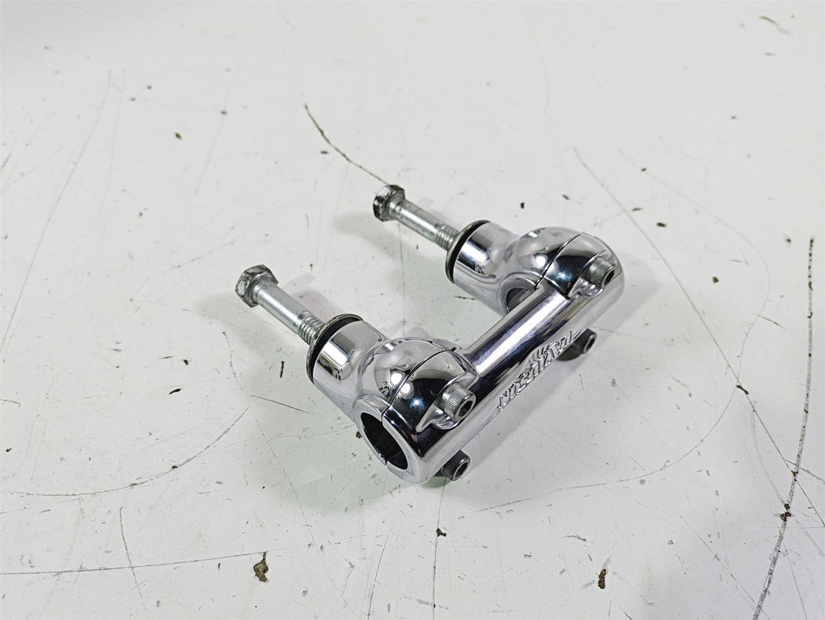 2016 Harley FLSTC Softail Heritage Handlebar Chrome Riser Set 55984-07 {{ shop.shopifyCountryName }} - Mototech271