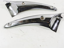 Load image into Gallery viewer, 2006 Triumph Rocket 3 Rear Fender Chrome Braces Struts Covers T2306014 T2306024
