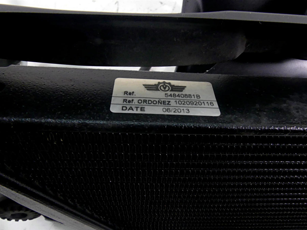 2013 Ducati Diavel Red Right Radiator Fan Reservoir Set - No Leaks 54840881B {{ shop.shopifyCountryName }} - Mototech271