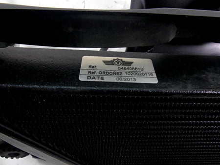 2013 Ducati Diavel Red Right Radiator Fan Reservoir Set - No Leaks 54840881B {{ shop.shopifyCountryName }} - Mototech271