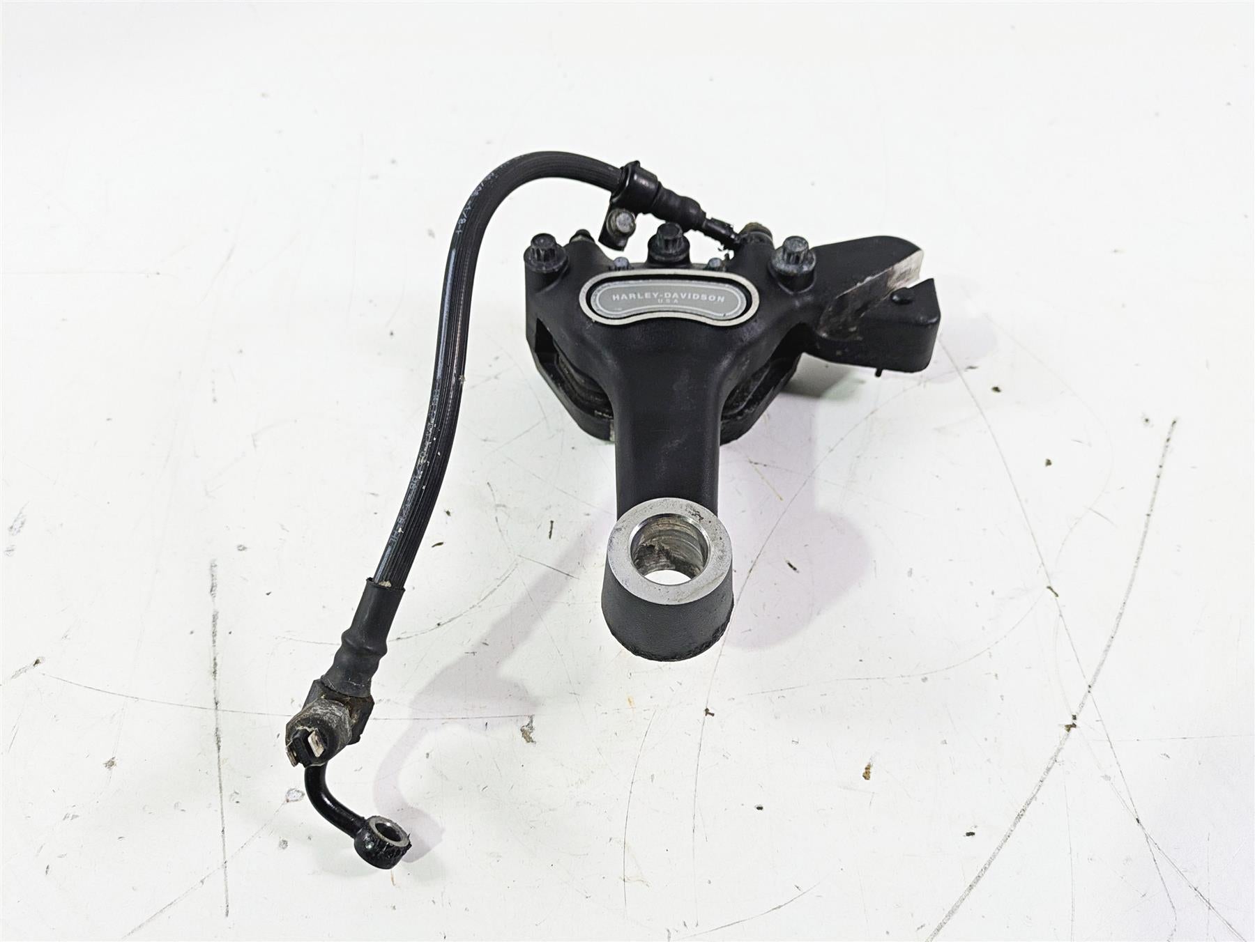 2007 Harley FXDWG Dyna Wide Glide Rear Brake Caliper + Line 44017-06 {{ shop.shopifyCountryName }} - Mototech271