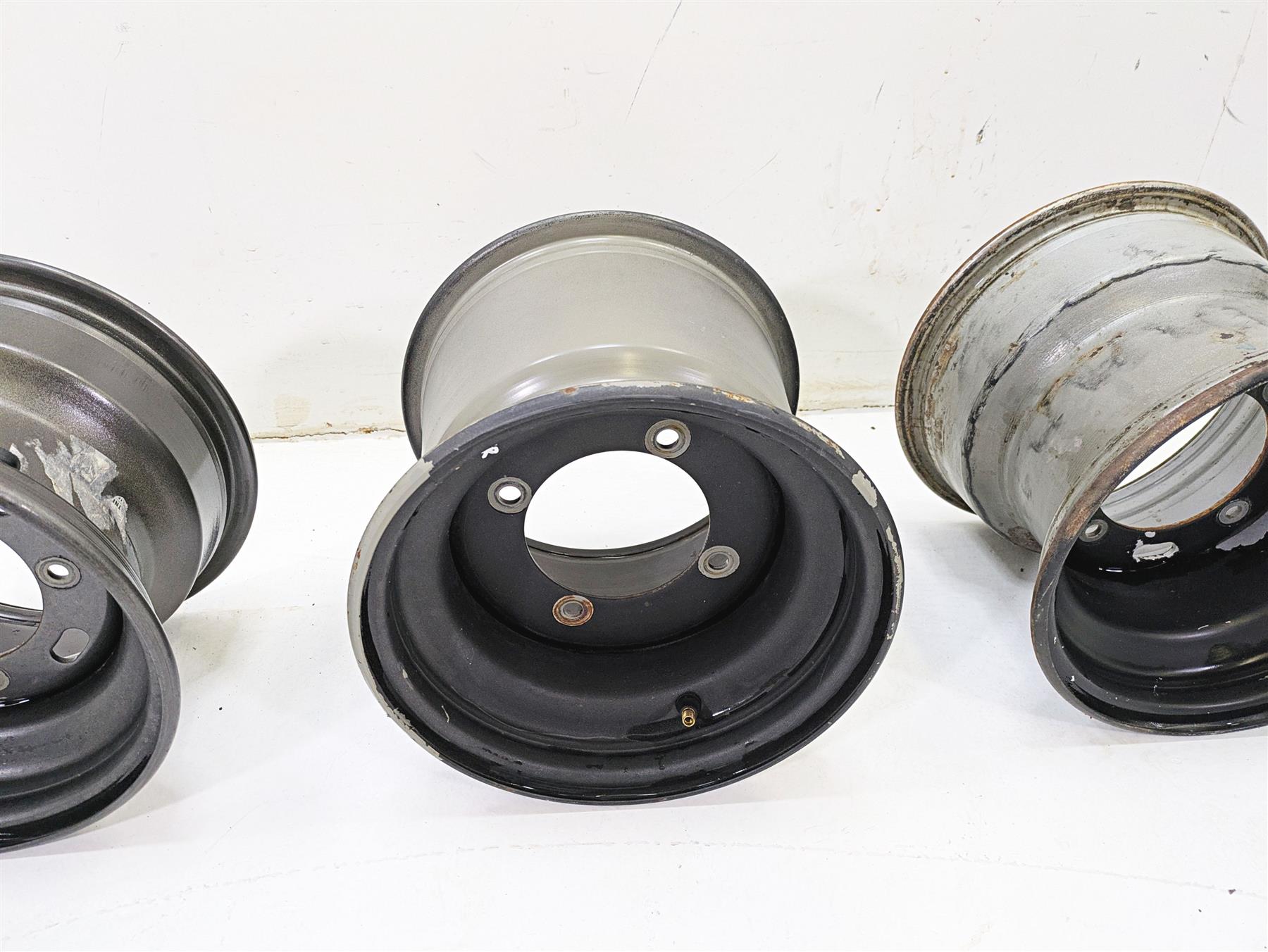 2010 Kawasaki 610 4x4 Mule 10x7 10x8.5 Wheel Rim Set 41025-0039-16H 41025-0040 {{ shop.shopifyCountryName }} - Mototech271