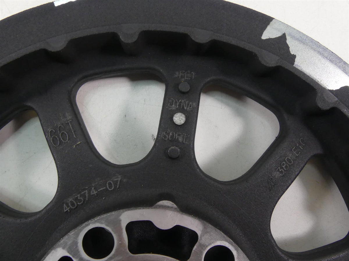2014 Harley Dyna FXDF Fat Bob Rear Drive Belt Pulley 66T 1" 40374-07 {{ shop.shopifyCountryName }} - Mototech271