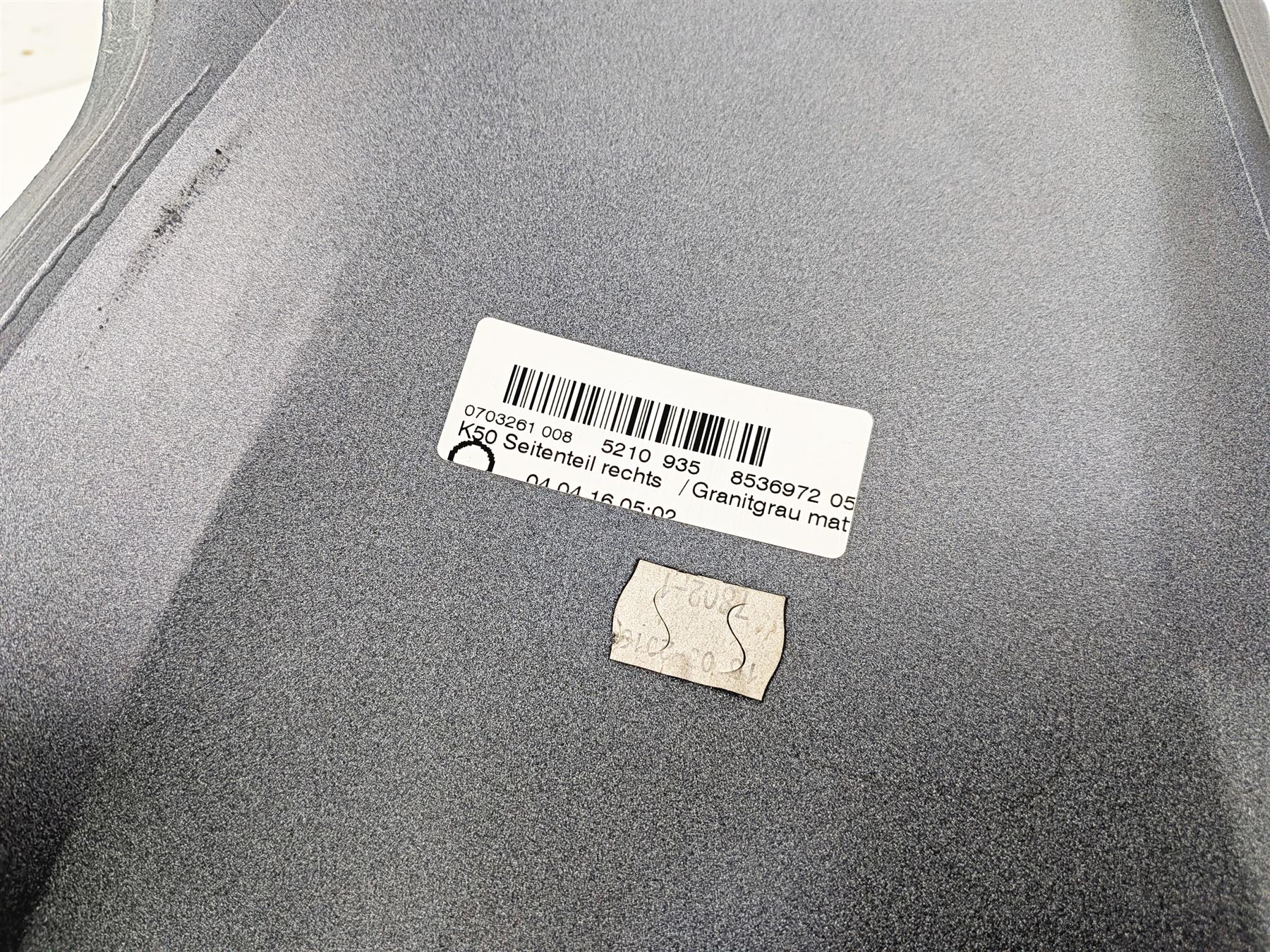 2016 BMW R1200 GS K50 Right Tank Side Main Fairing Emblem Set 46638533680 {{ shop.shopifyCountryName }} - Mototech271