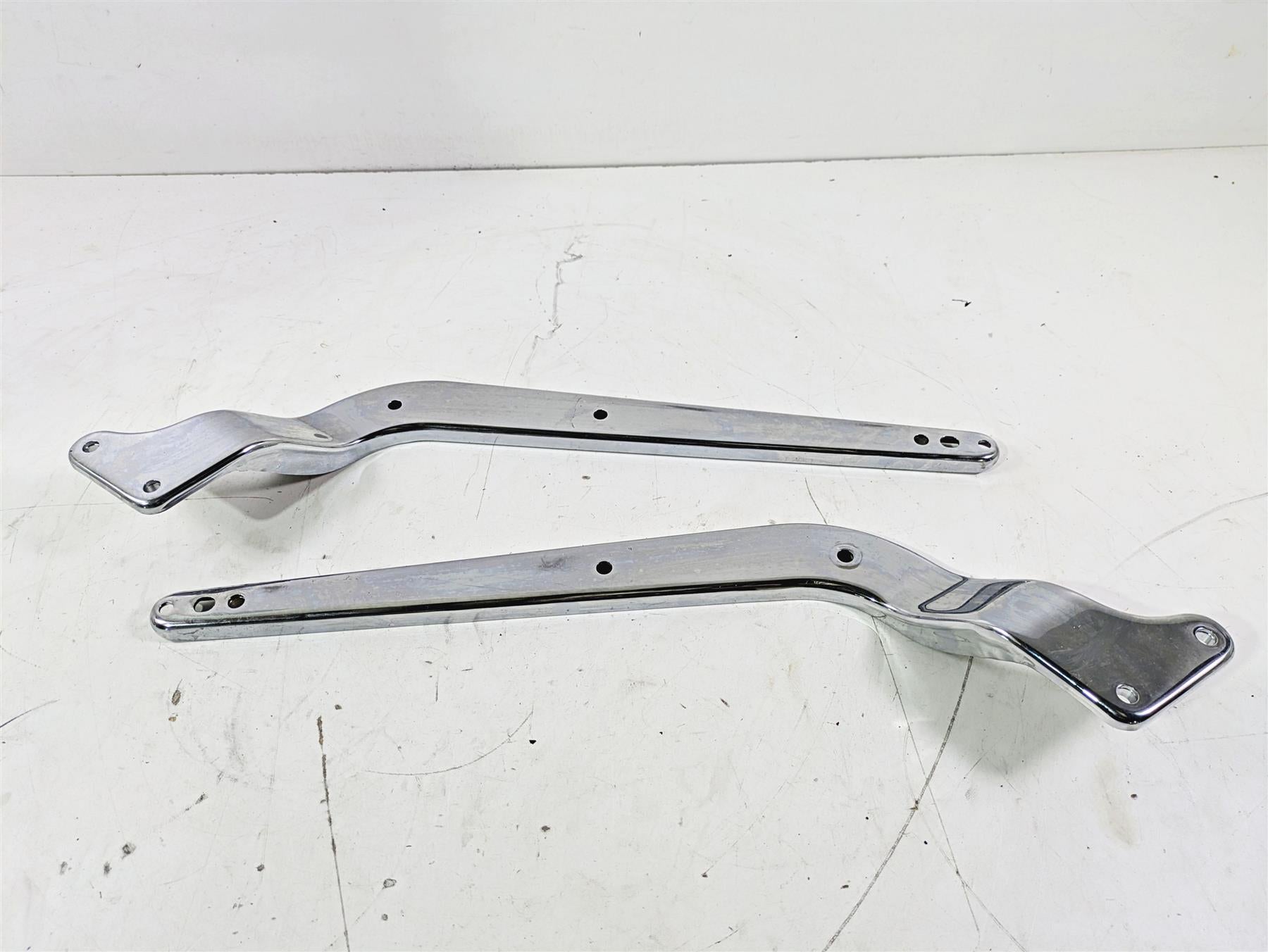 2004 Harley Softail FLSTF Fat Boy Rear Chrome Braces Support Struts 59964-03 {{ shop.shopifyCountryName }} - Mototech271