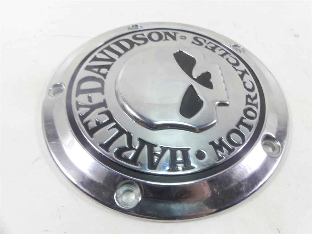 2010 Harley Touring FLHX Street Glide Round Derby Cover Willie G Skull 25441-04 {{ shop.shopifyCountryName }} - Mototech271