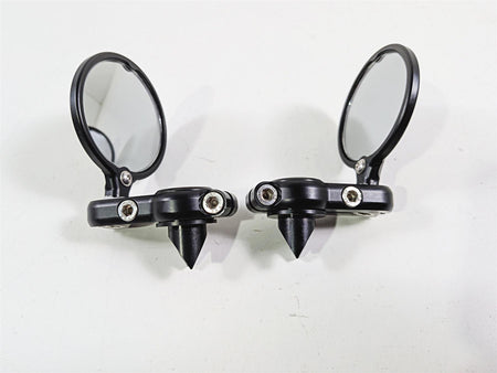 2016 Mv Agusta F3 800 RR Black CRG Bar End Round Rear View Mirror Set-Mototech271