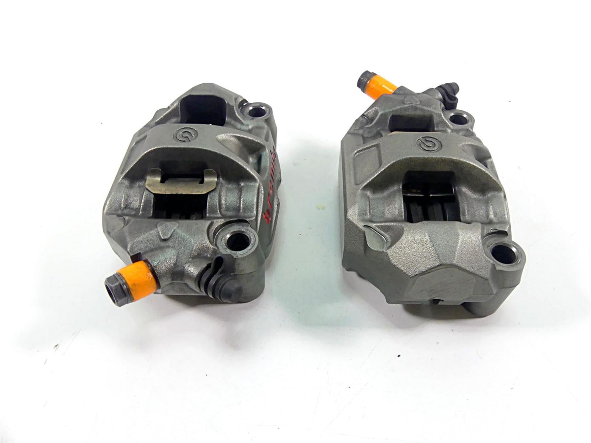 2012 Ducati Panigale 1199S Front Brembo Brake Caliper 100mm Set 61041371A 61041381A {{ shop.shopifyCountryName }} - Mototech271