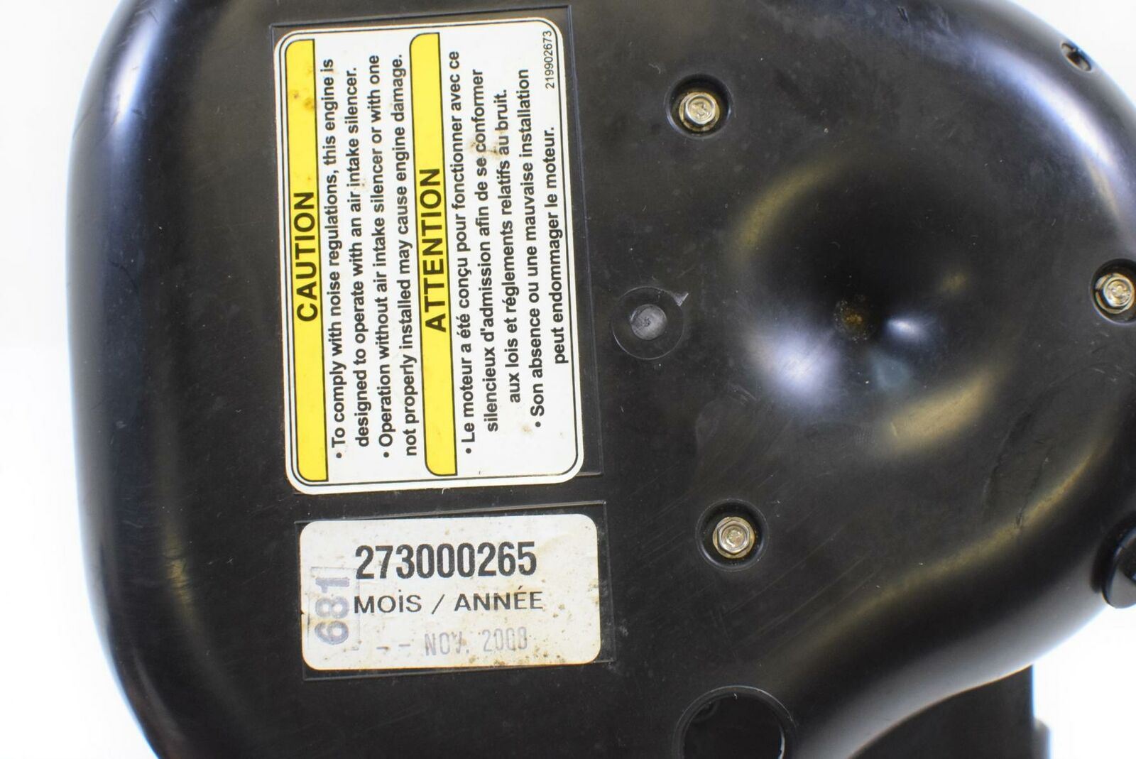 2009 Sea-Doo GTI SE 155 4-Tec Air Box Assembly W Tubes 273000244 / 273000190 {{ shop.shopifyCountryName }} - Mototech271