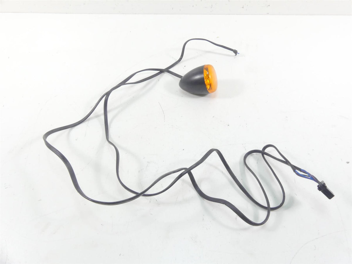 2009 Harley XR1200 Sportster Left Front Blinker Turn Signal + Wiring 68804-06 {{ shop.shopifyCountryName }} - Mototech271