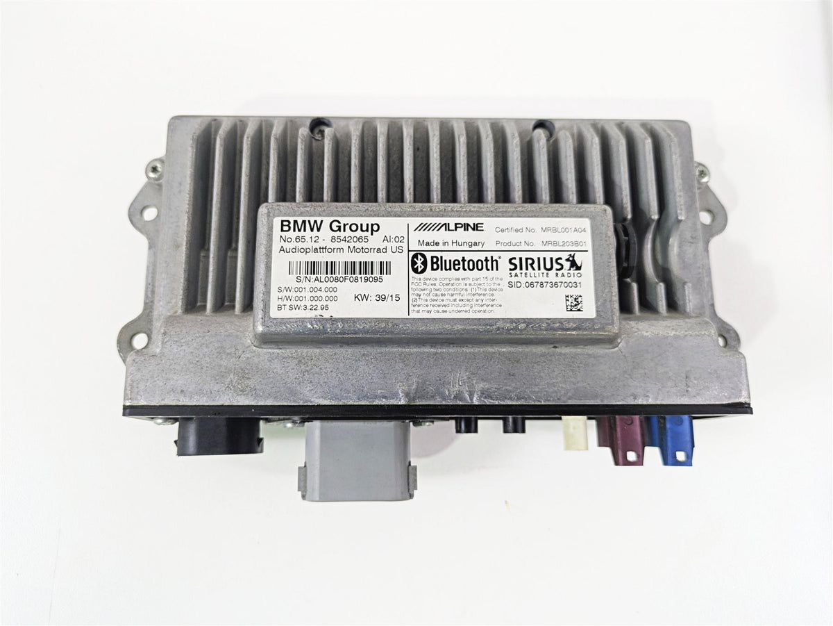 2016 BMW R1200RT K52 Radio Audio Module Amplifier Alpine 65128542065 {{ shop.shopifyCountryName }} - Mototech271