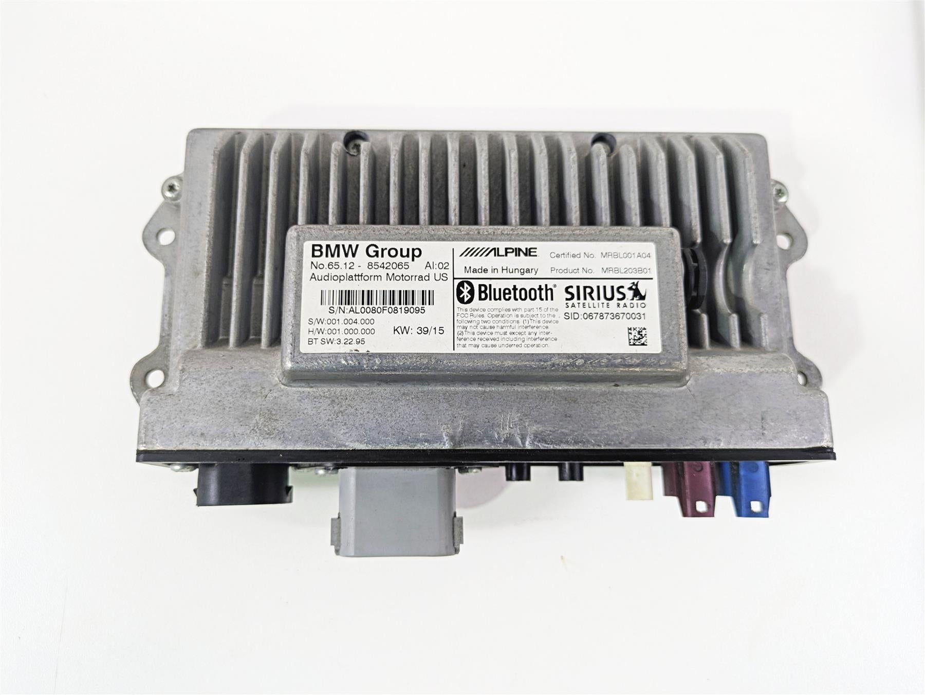 2016 BMW R1200RT K52 Radio Audio Module Amplifier Alpine 65128542065 {{ shop.shopifyCountryName }} - Mototech271